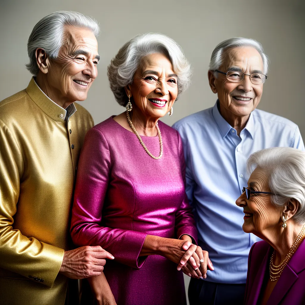 casal maduro aniversario ouro sorriso