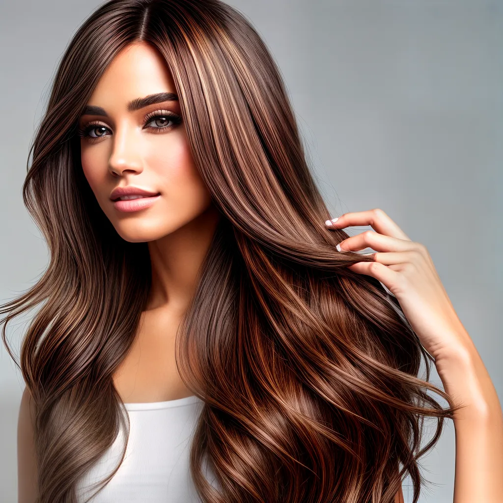 mechas cabelo iluminado sol