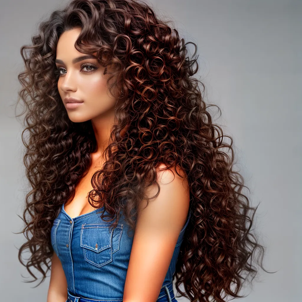 mulher cachos mechas vibrantes mulher cachos mechas vibrantes