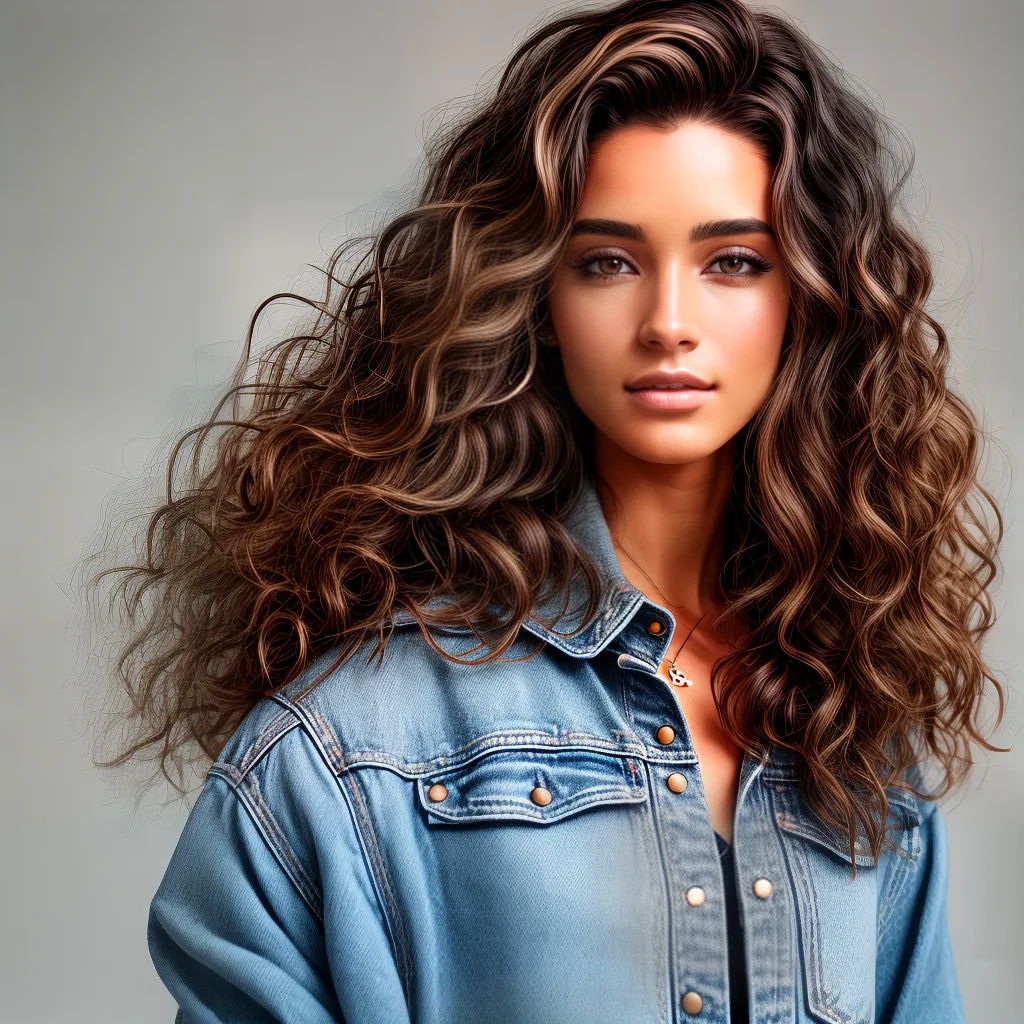 mulher cabelo ondulado mechas destaque mulher cabelo ondulado mechas destaque