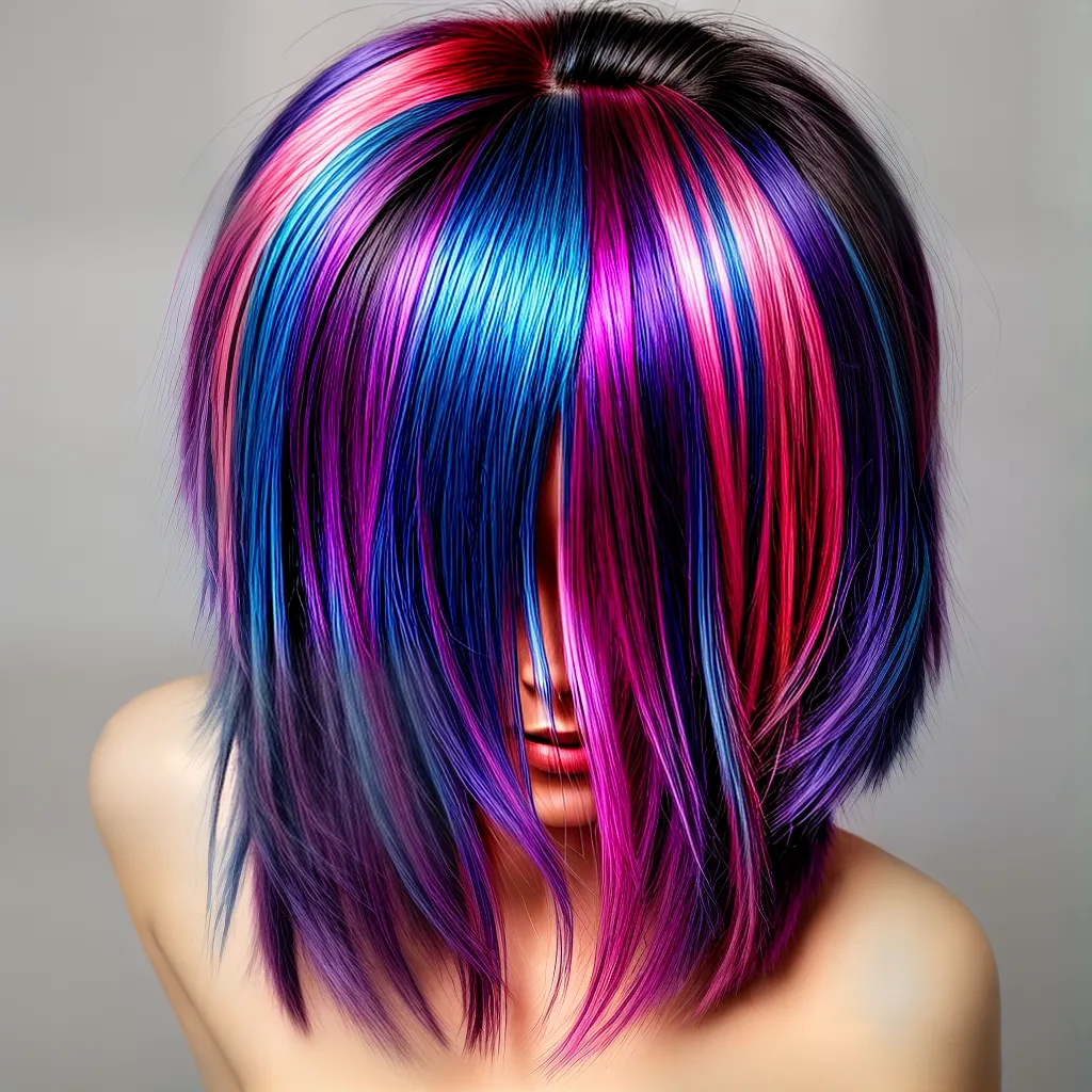 cabelo arco iris vibrante cabelo arco iris vibrante