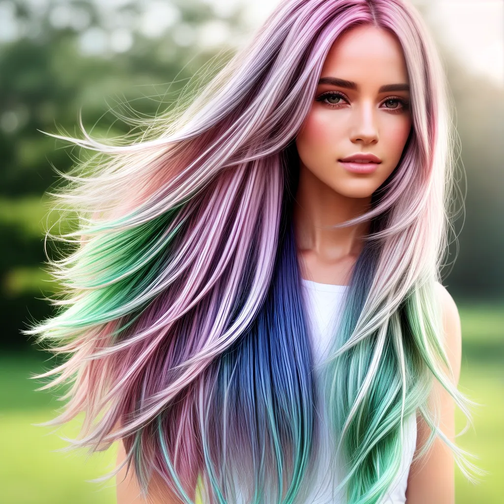 cabelo pastel destaques suave