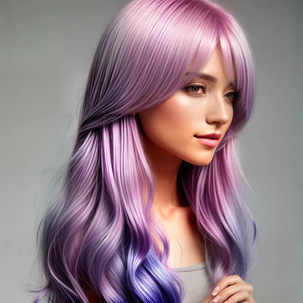 mechas pastel suave brilho