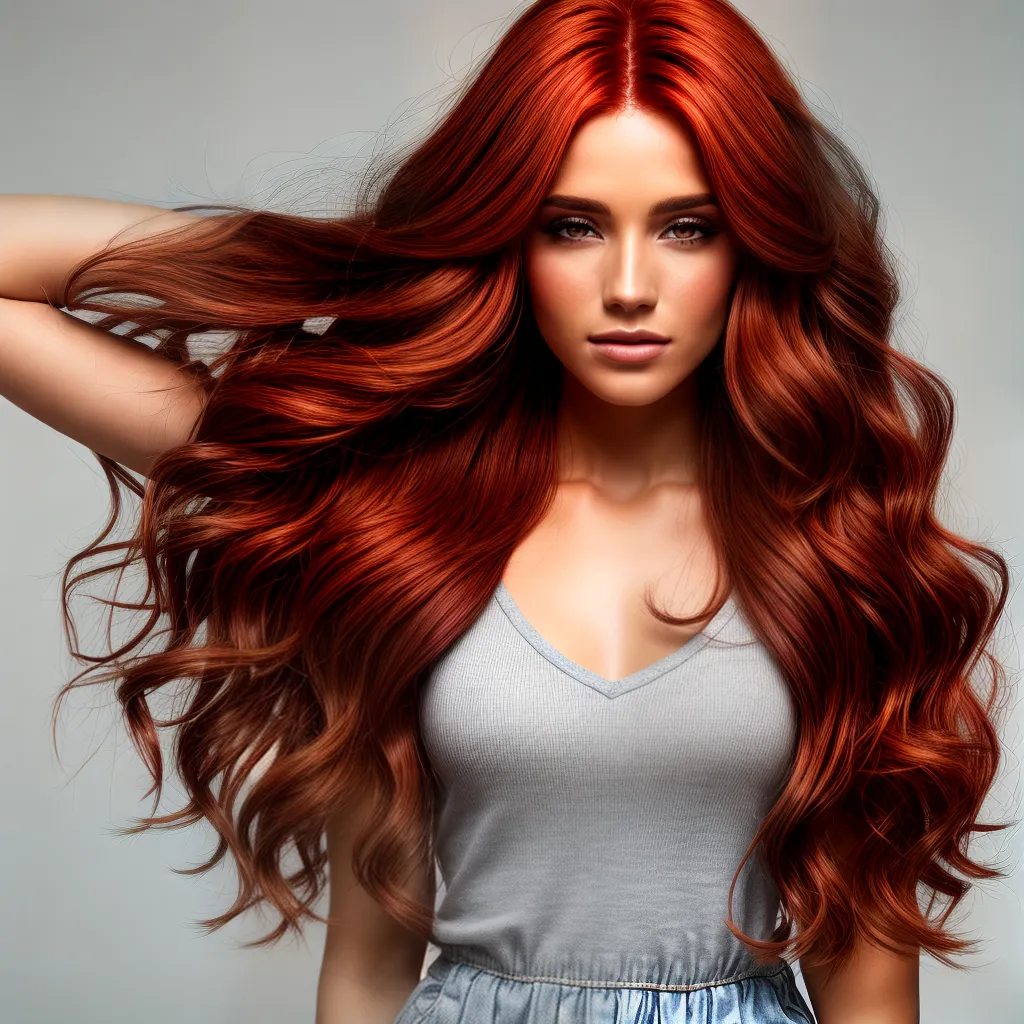 mulher cabelo fogo vermelho cobre mulher cabelo fogo vermelho cobre