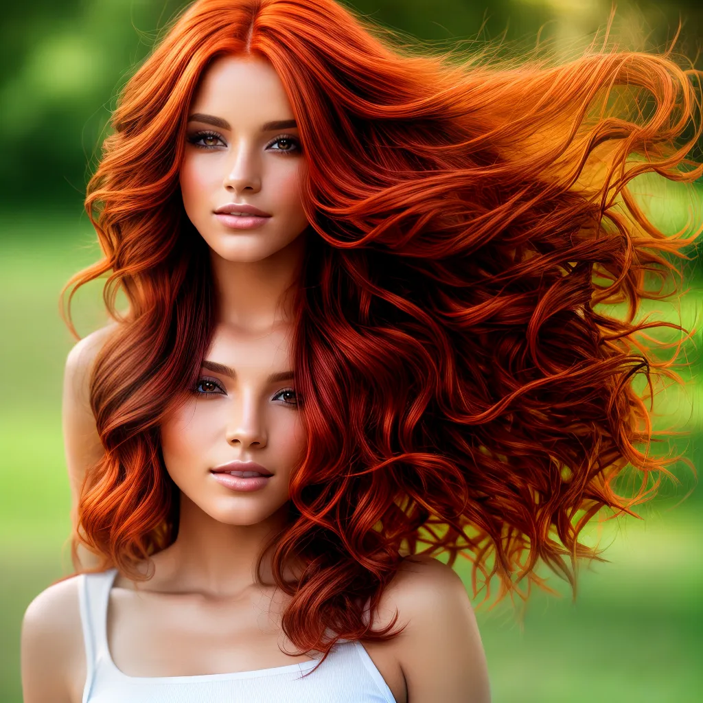 mulher cabelo ruivo fogo destaques mulher cabelo ruivo fogo destaques