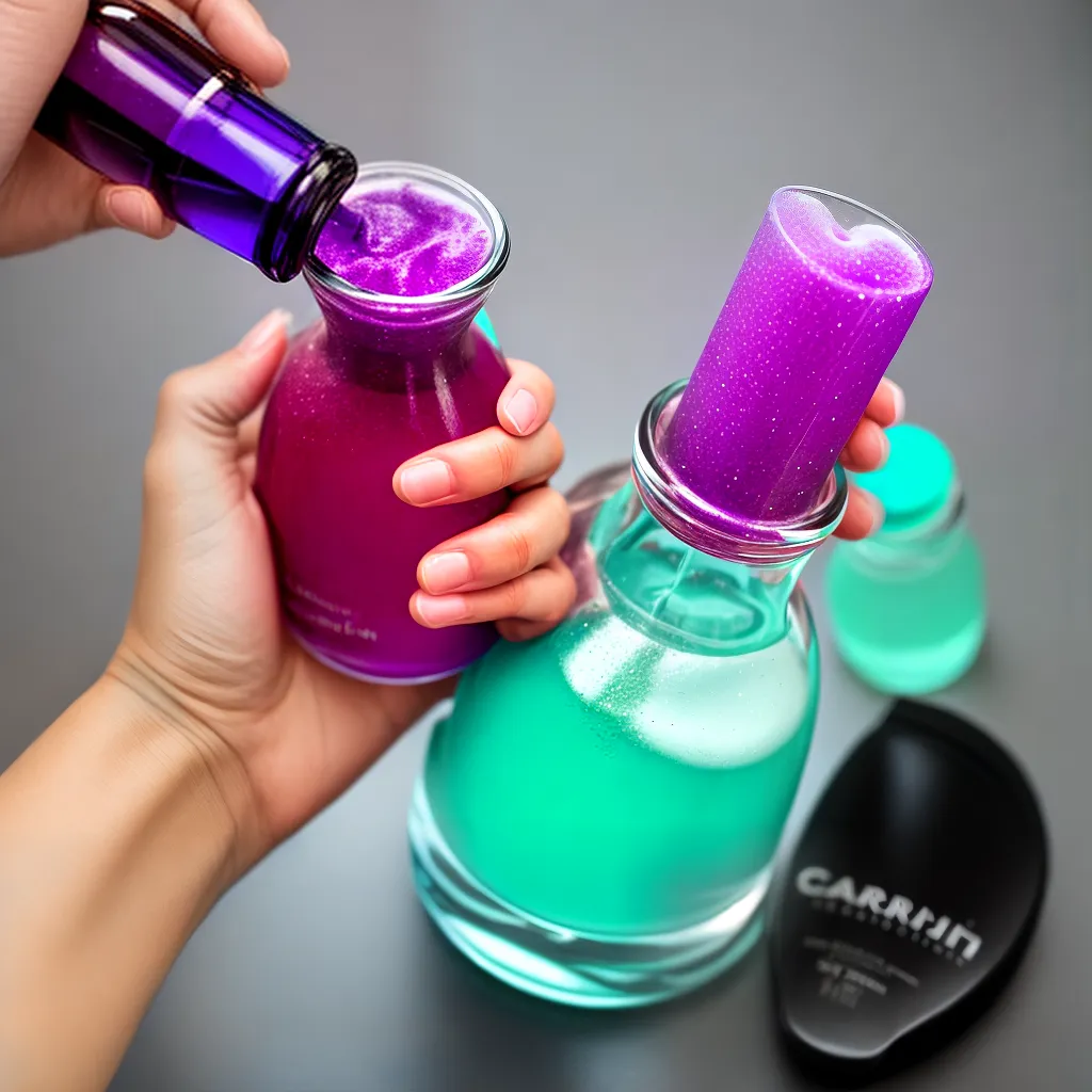 shampoo clarificante mao mulher
