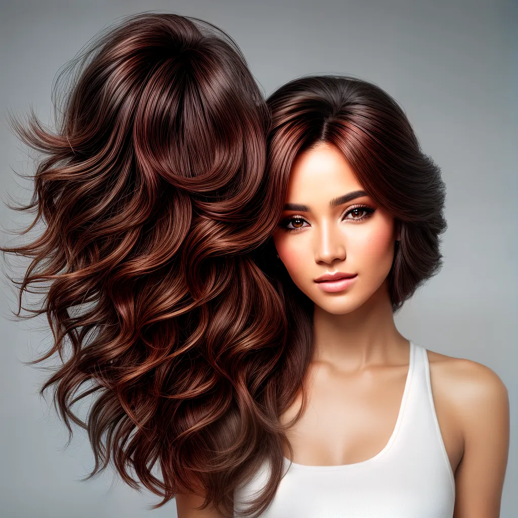 mulher cabelo fino mechas volumosas