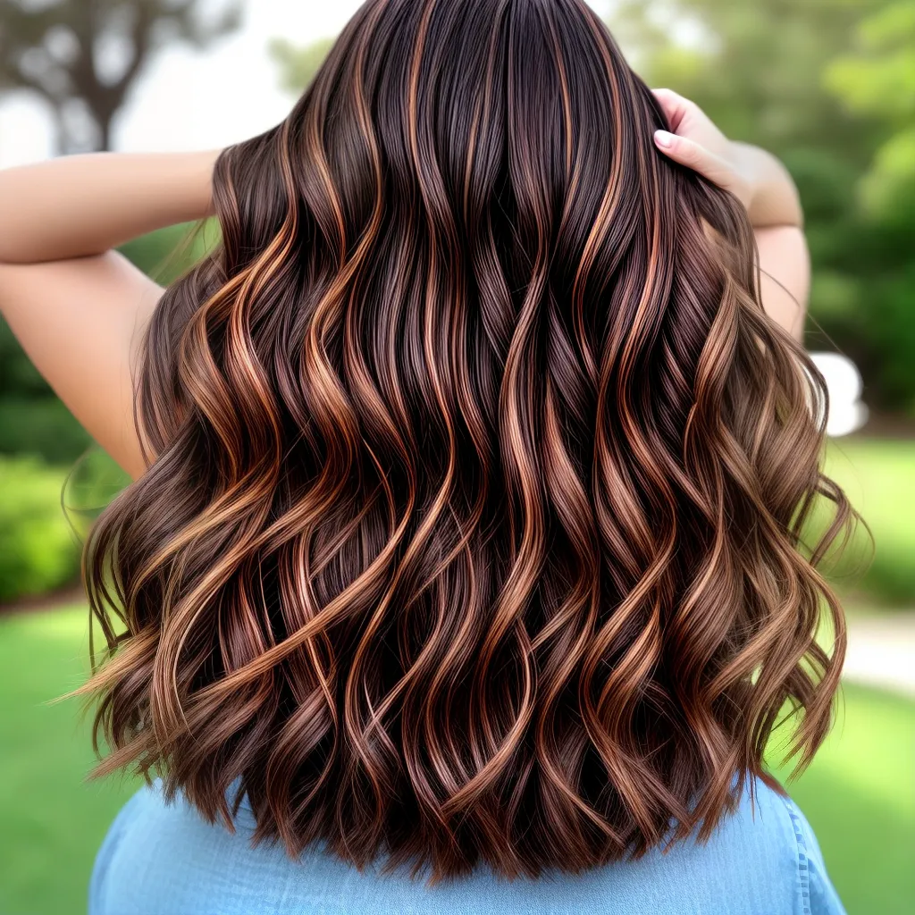 cabelo mechas iluminado natural