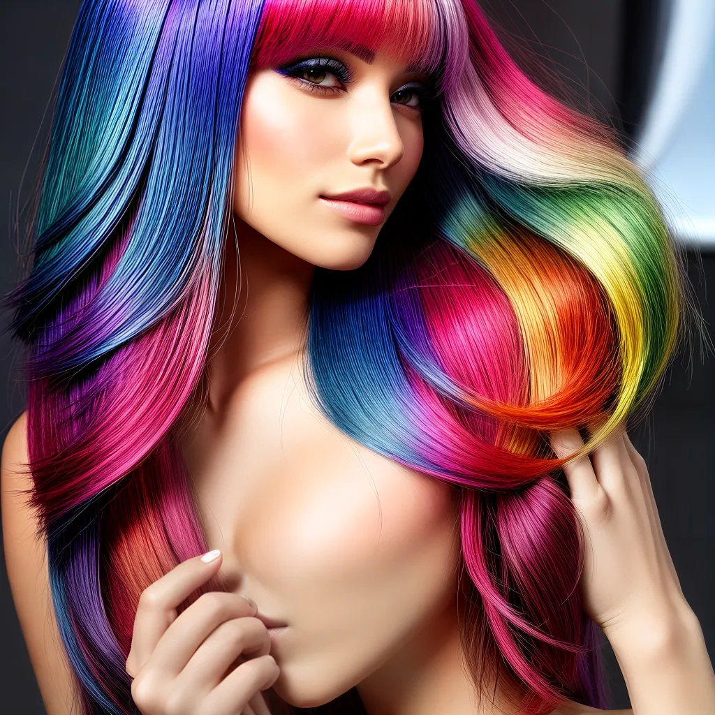 mechas arco iris mao cabeleireiro mechas arco iris mao cabeleireiro