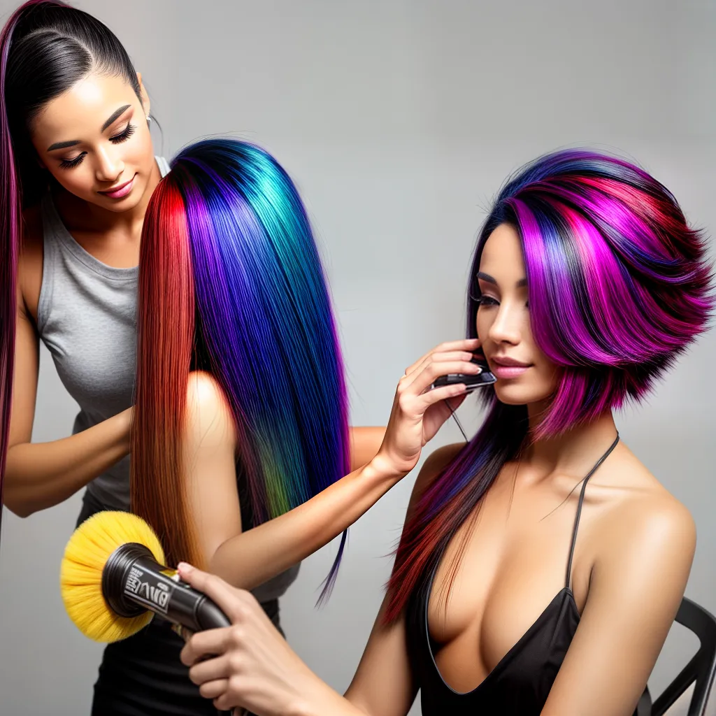 cabelo colorido hairstylist mechas