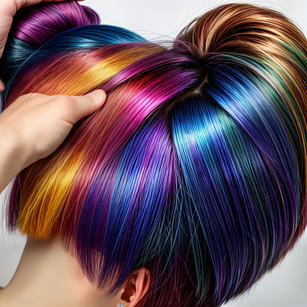 paleta tintura cabelo mechas cores