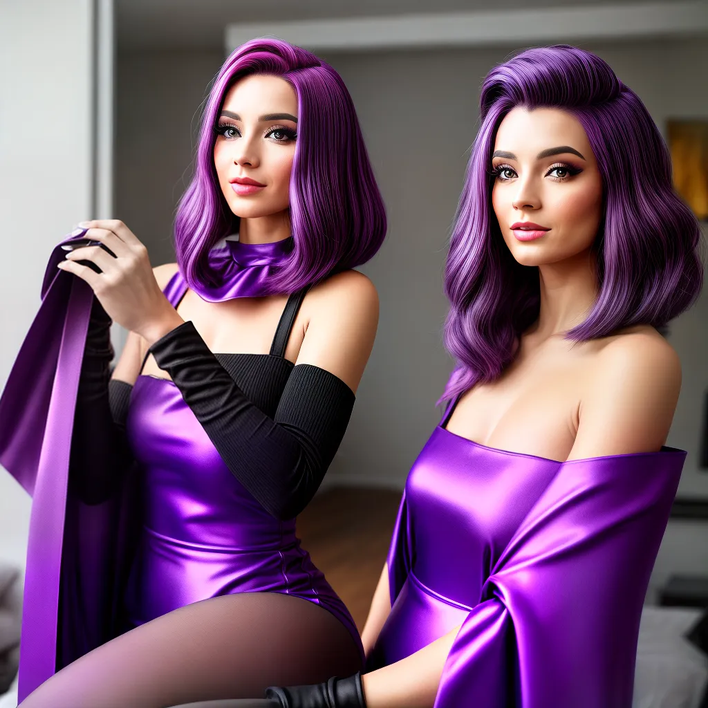 mulher cabelo roxo espelho coloracao mulher cabelo roxo espelho coloracao