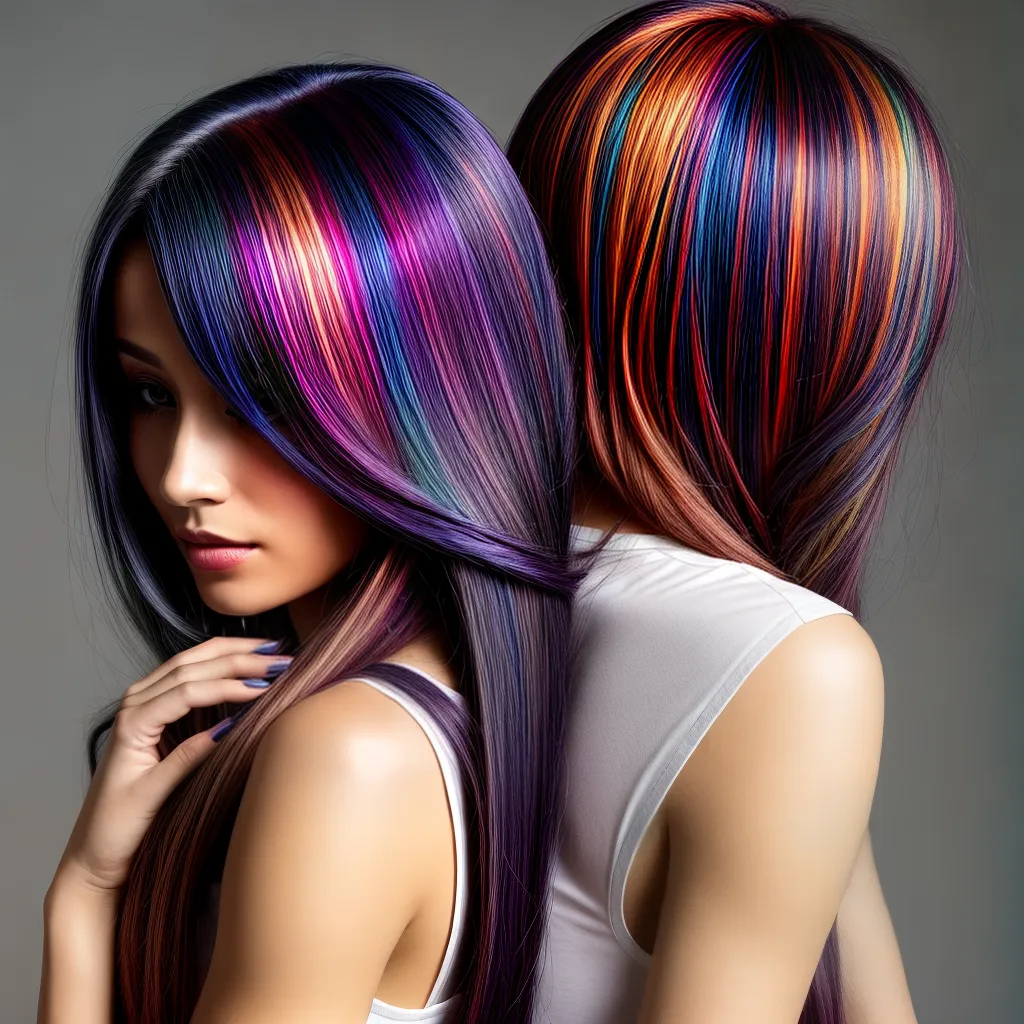 cabelo colorido natural destaques