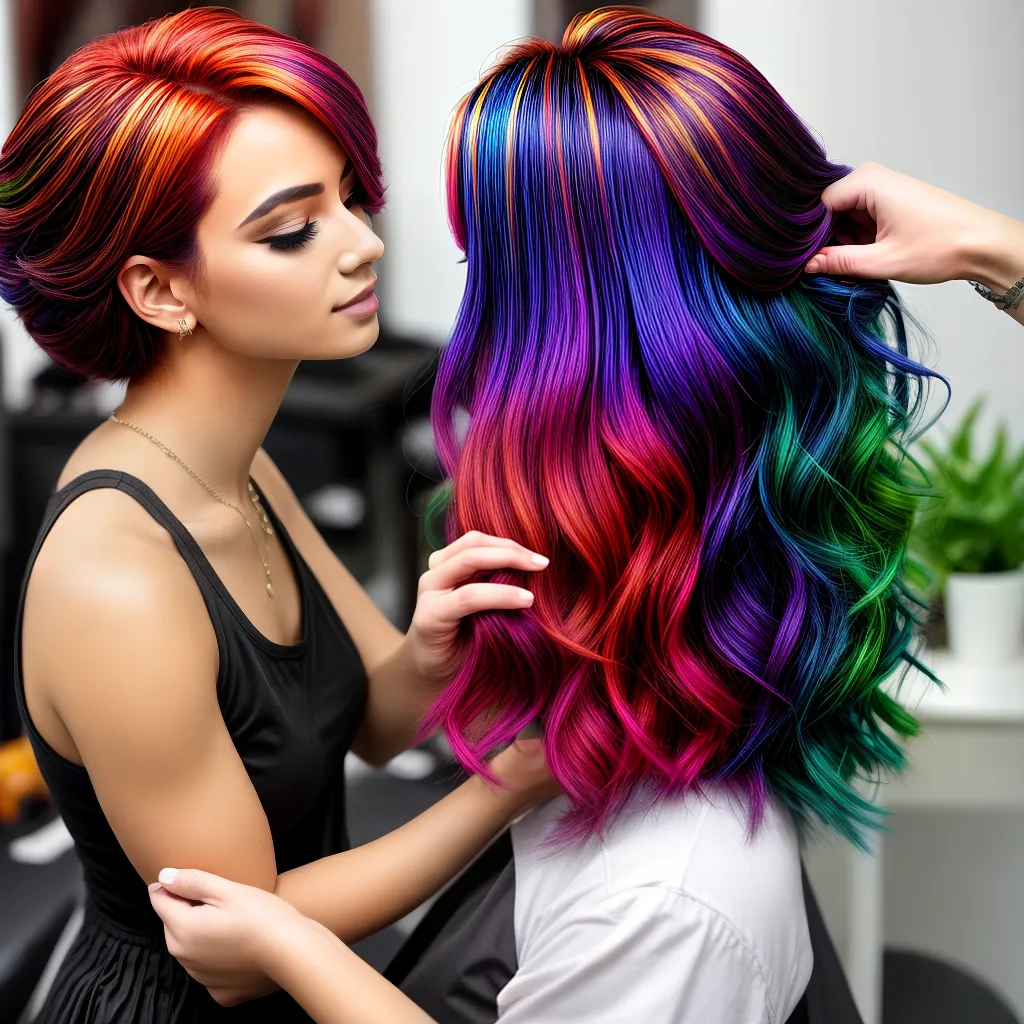 cabelo colorido hairstylist destaque