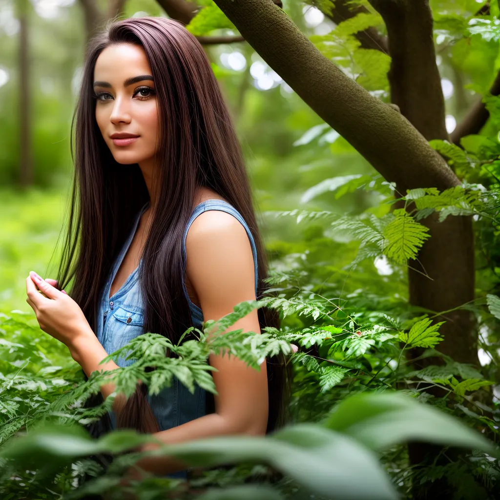 mulher cabelo saudavel organico natureza
