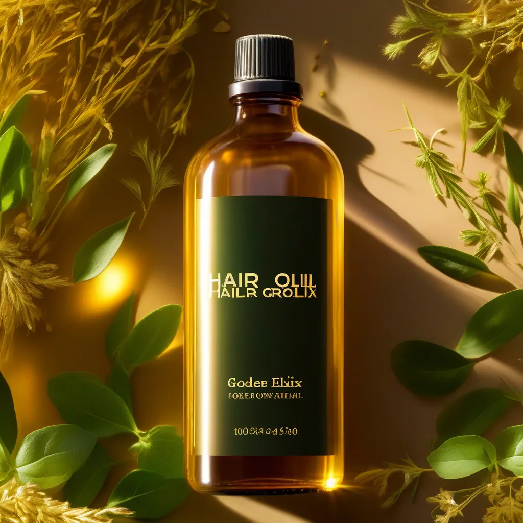 oleo capilar dourado elixir crescimento