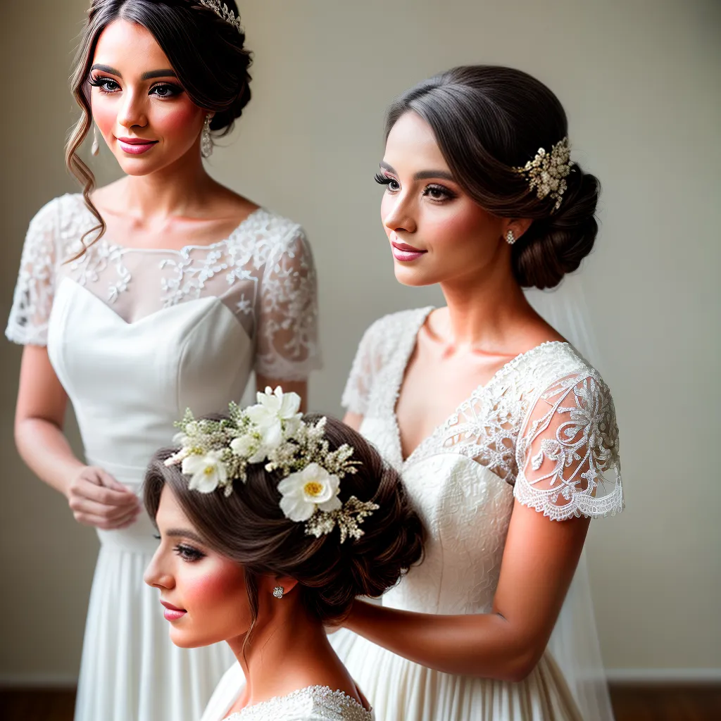 noiva penteado classico elegante