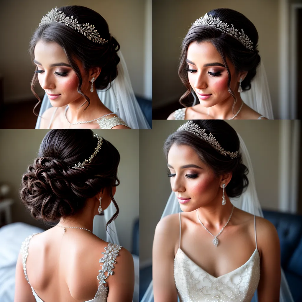 noiva classica penteado elegante