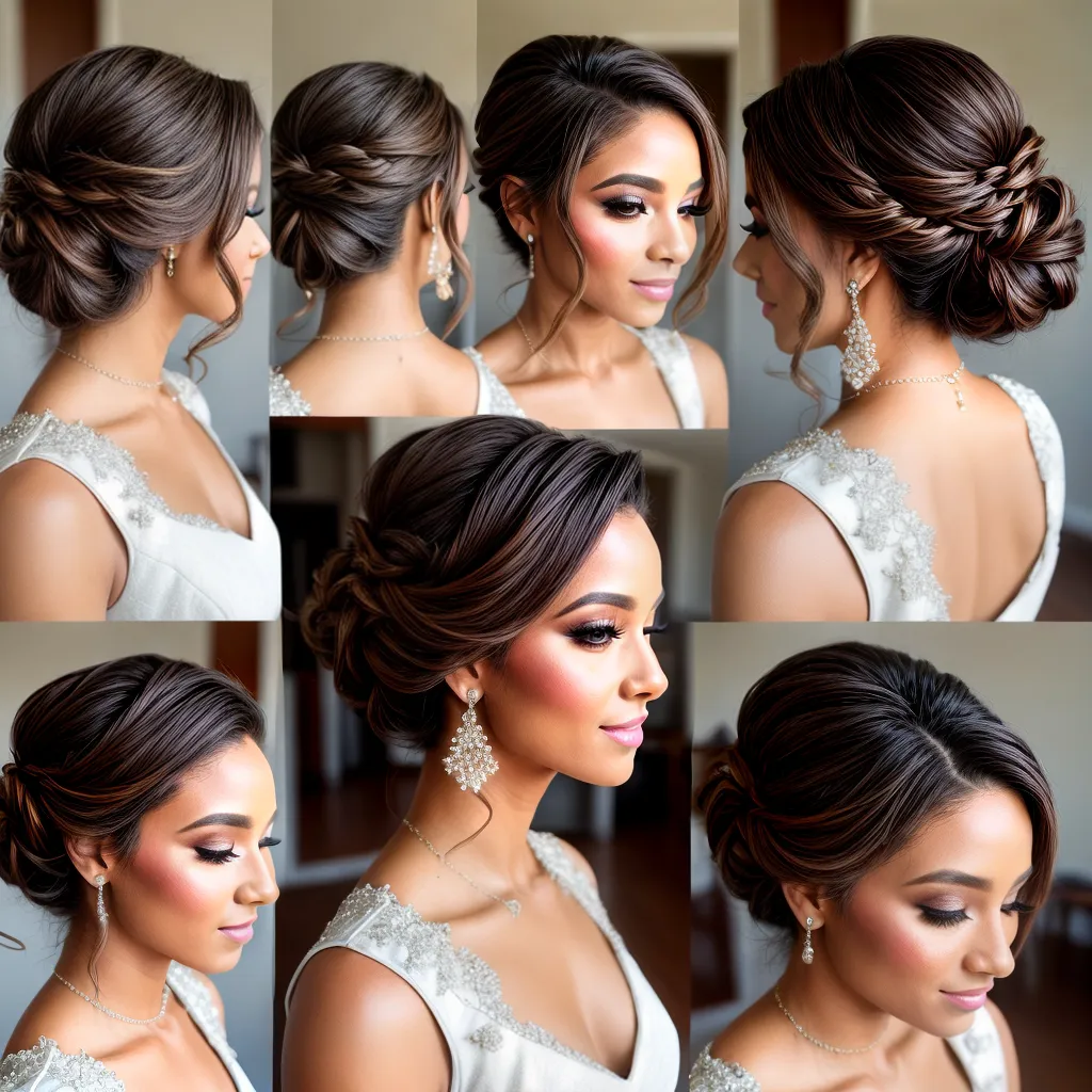 mulheres penteados elegantes casamento 1