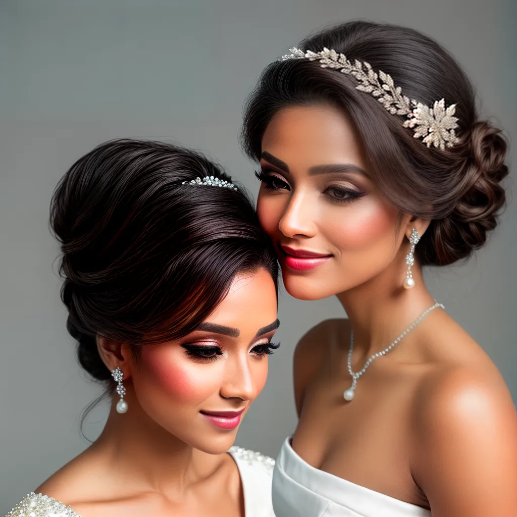 noiva penteado romantico perolas cristais