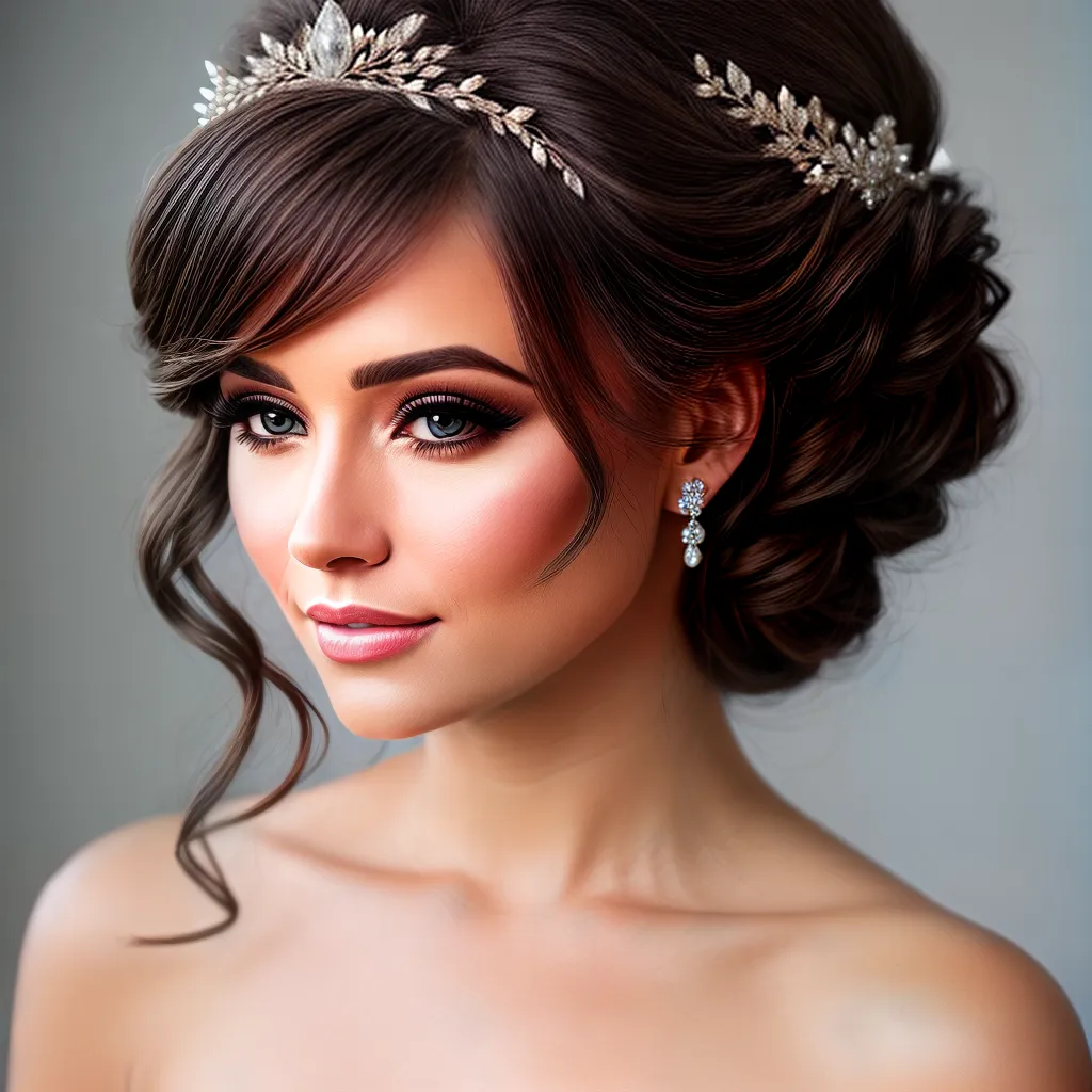 noiva tiara cristais penteado elegante