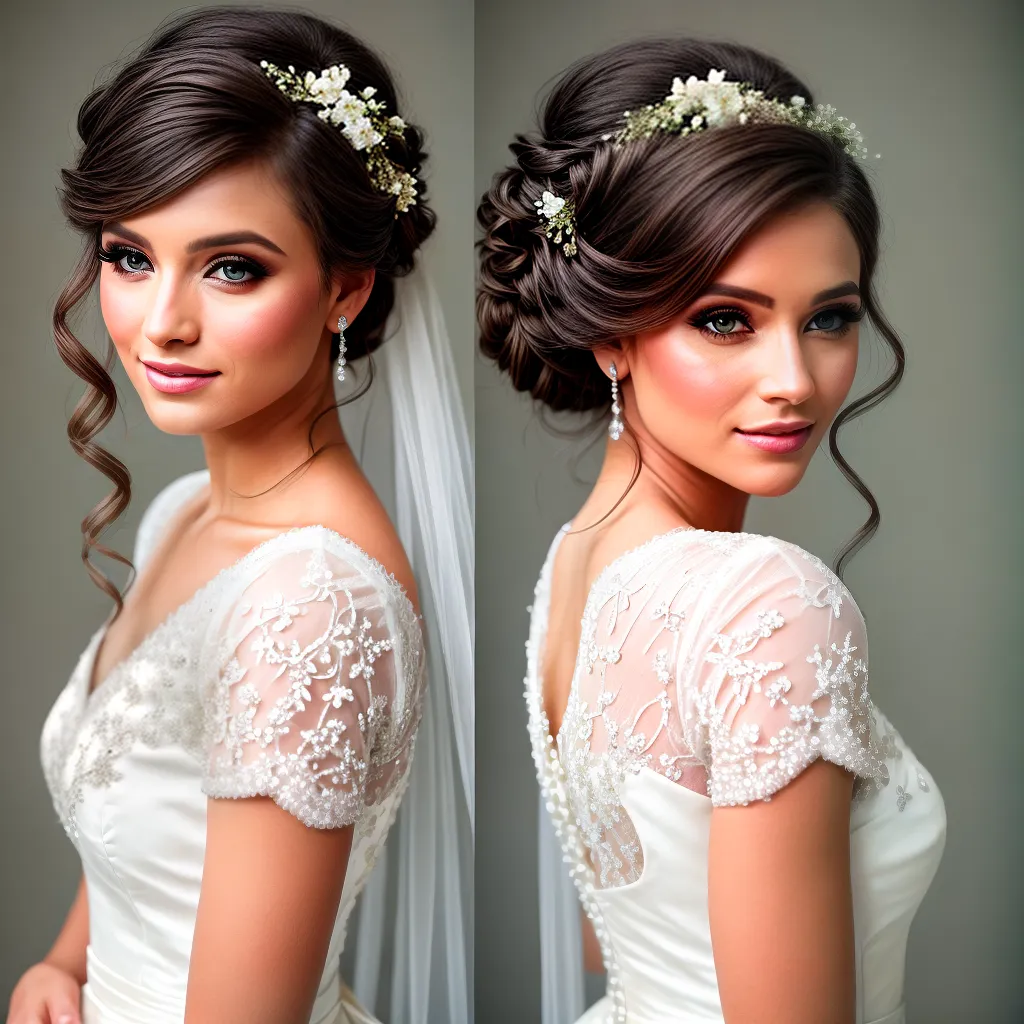 noiva penteado romantico flores 2