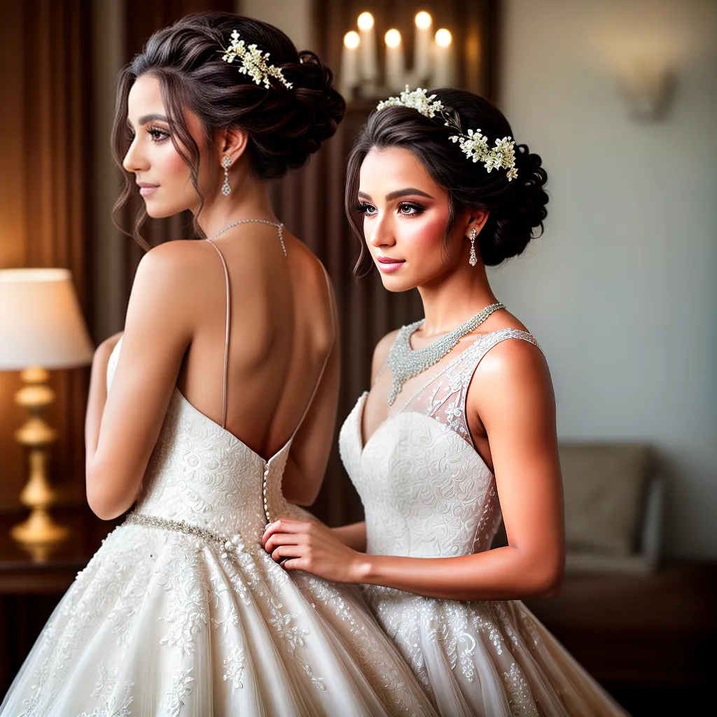 noiva penteado cascata flores branco