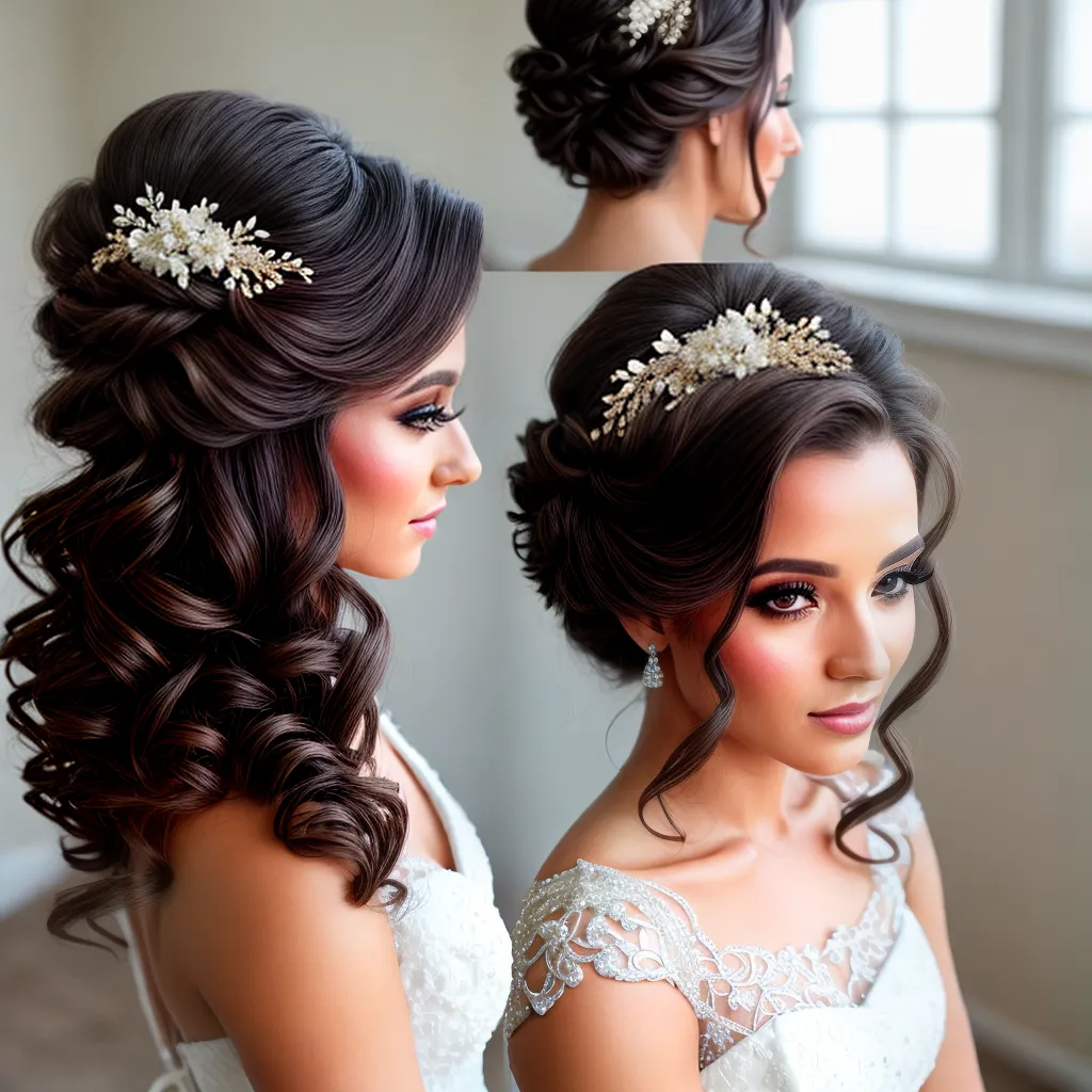 noiva penteado glamouroso flores acessorios noiva penteado glamouroso flores acessorios