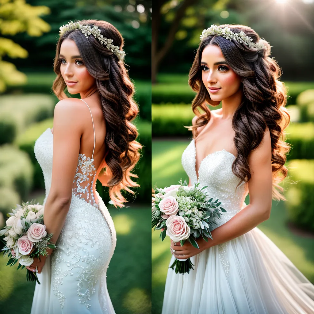 noiva cabelo floral jardim sol
