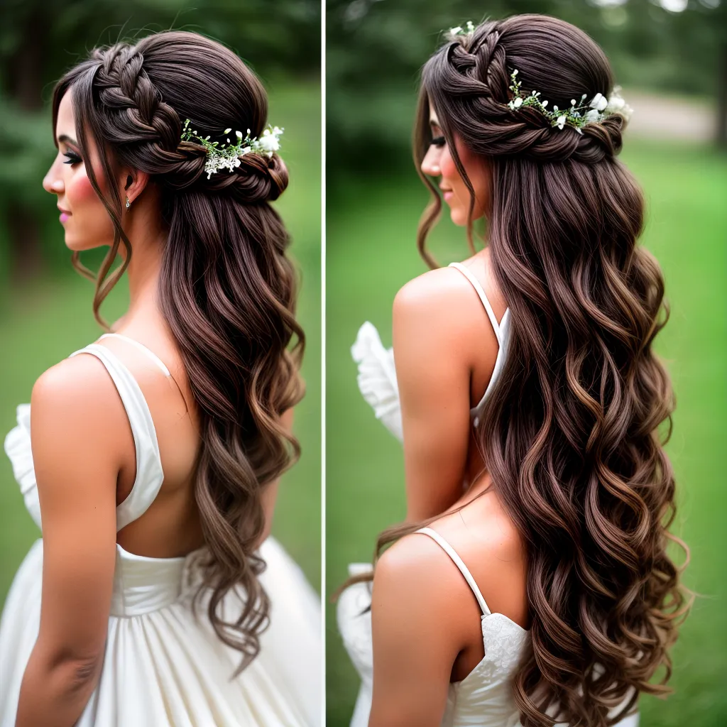 noiva cabelo ondas wildflowers noiva cabelo ondas wildflowers