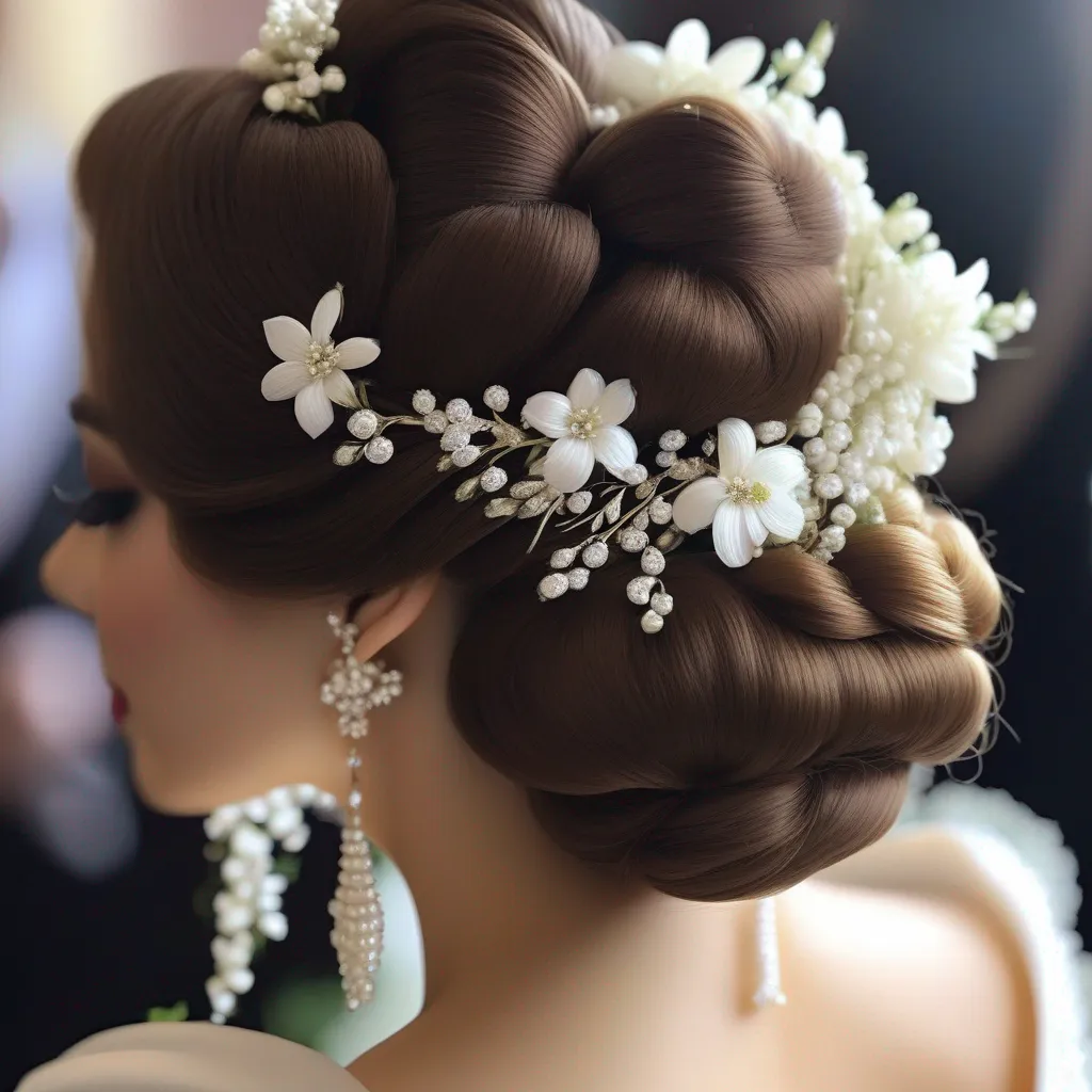 penteado noiva flores cachos romantico penteado noiva flores cachos romantico