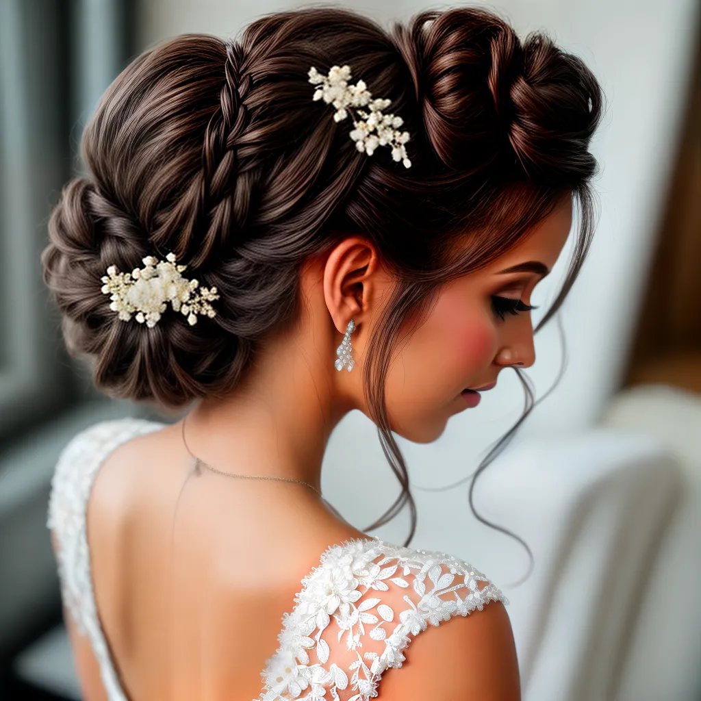 penteado noiva flores cachos 1 penteado noiva flores cachos 1