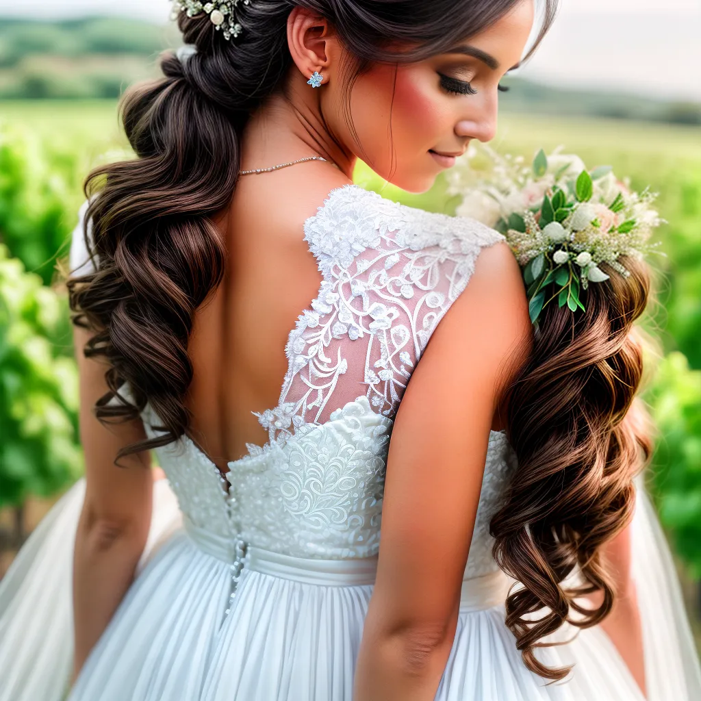 noiva penteado tranca flores vinicola noiva penteado tranca flores vinicola