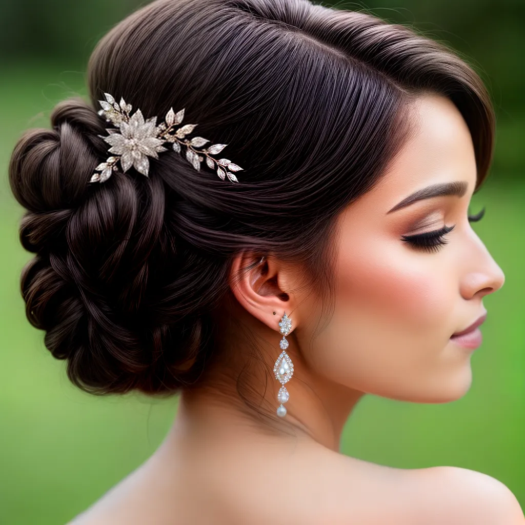 penteado noiva cristais elegante penteado noiva cristais elegante