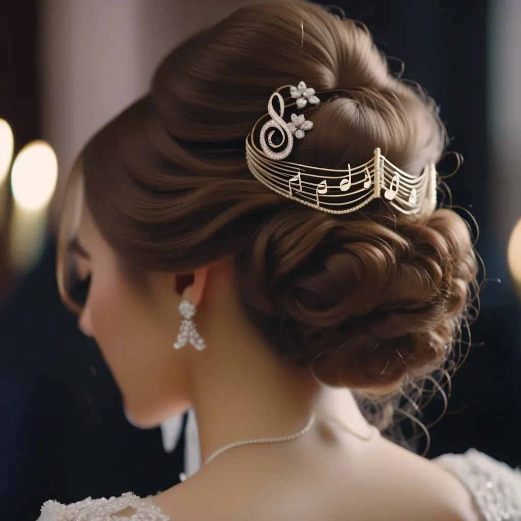 noiva penteado musical casamento noiva penteado musical casamento