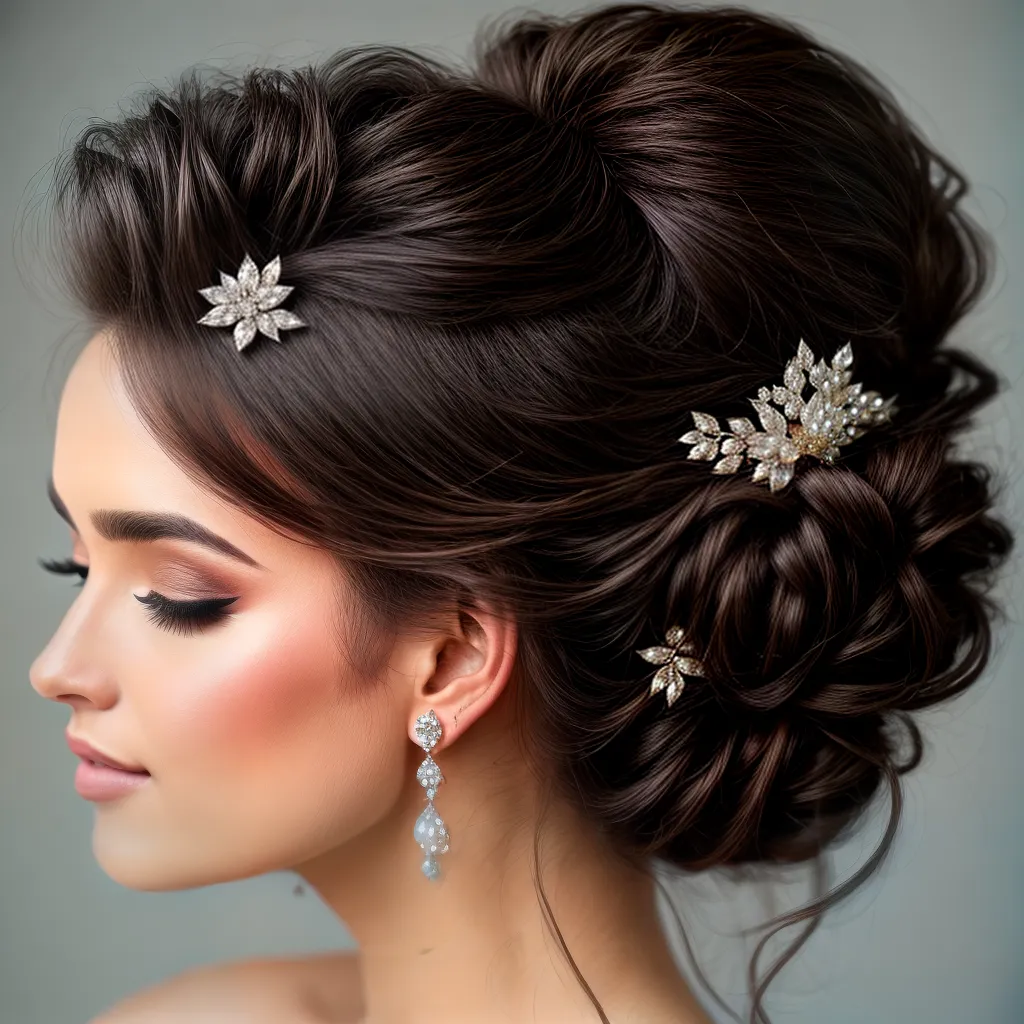 penteado noiva broche fivelas penteado noiva broche fivelas