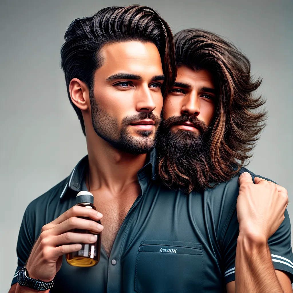 homem cabelo oleo nutricao brilho