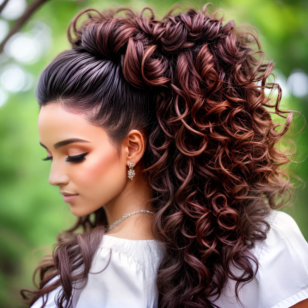 mulher oleo capilar cabelos twist