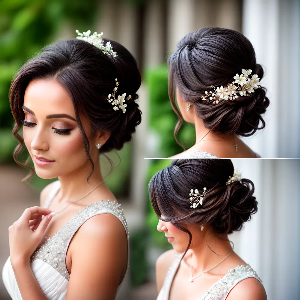 noiva penteado verao flores