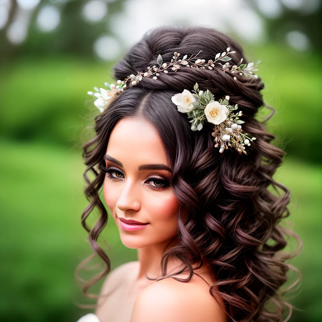 noiva cachos flores princesa casamento noiva cachos flores princesa casamento