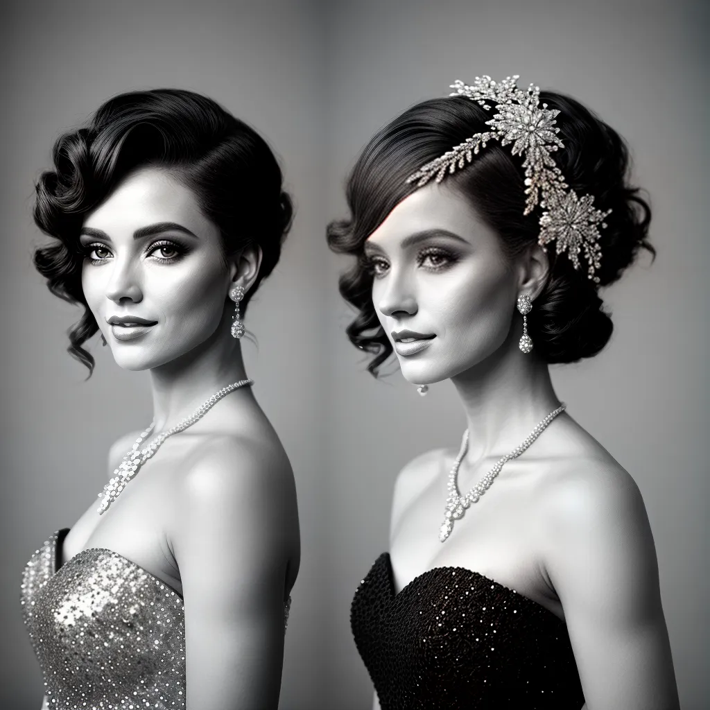 noiva glamourosa cabelo curto 1920