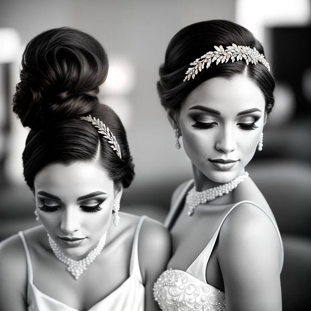 noiva vintage cabelo curto perolas