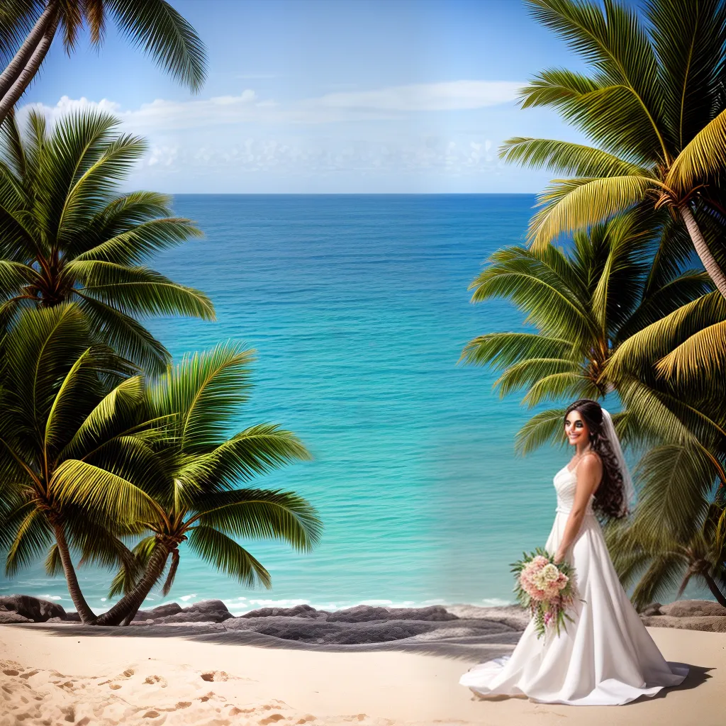 noiva cabelos ondulados flores tropicais 1 noiva cabelos ondulados flores tropicais 1