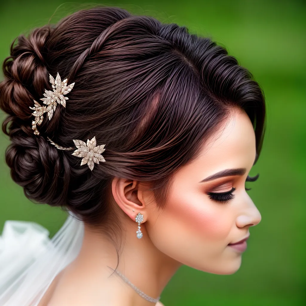 noiva penteado borboletas romantico noiva penteado borboletas romantico