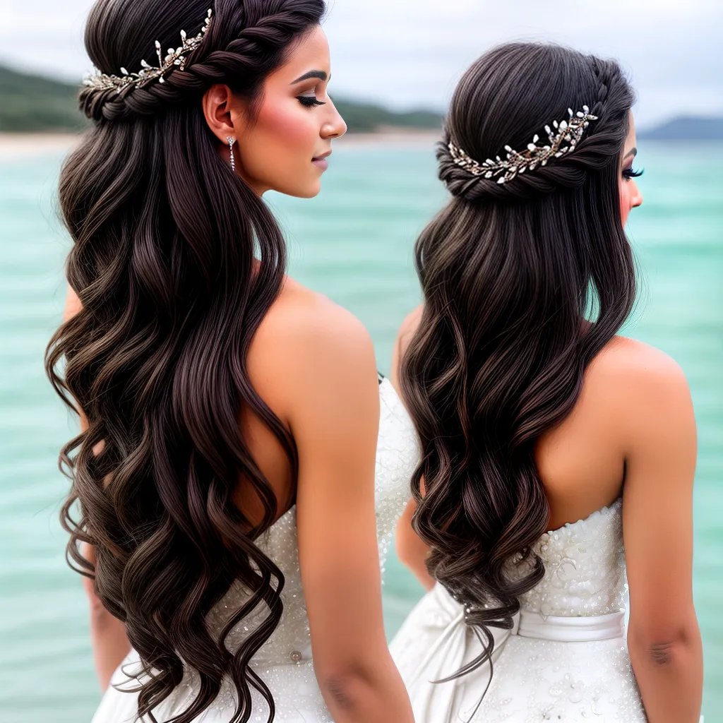 noiva ondas sereia casamento tema mar