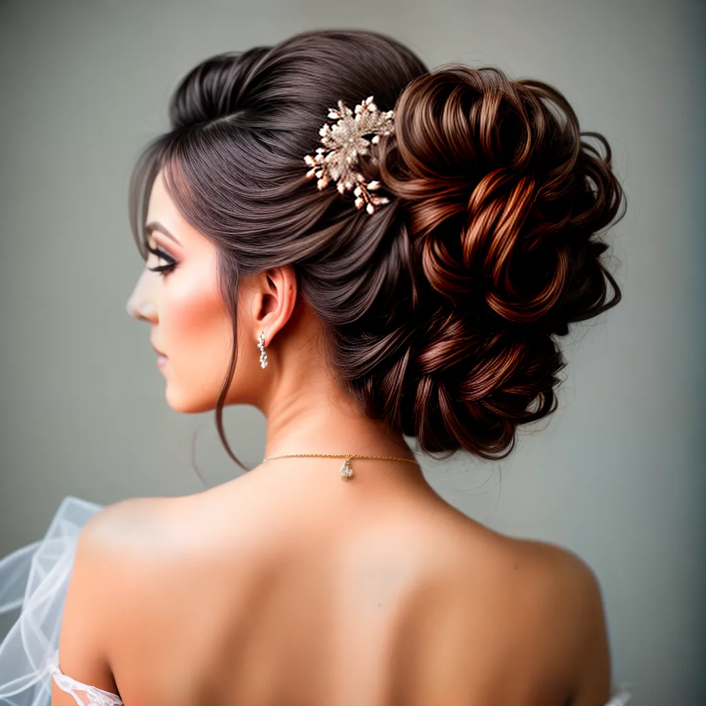 noiva penteado camera casamento