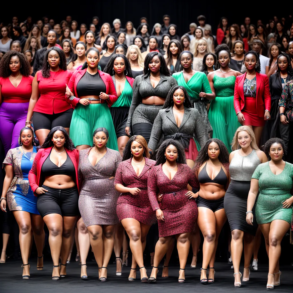 desfile moda plus size inclusivo desfile moda plus size inclusivo