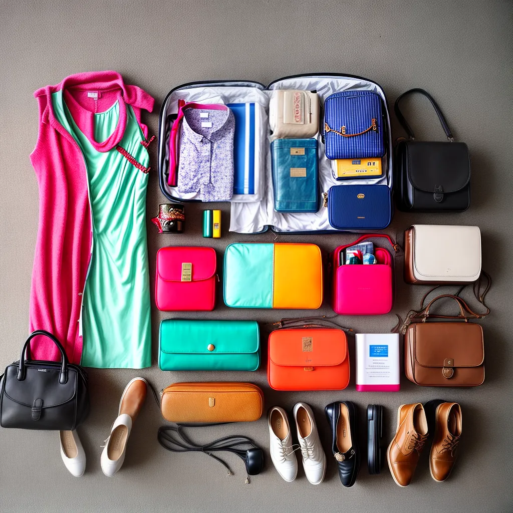 mala roupas estilosas viagem