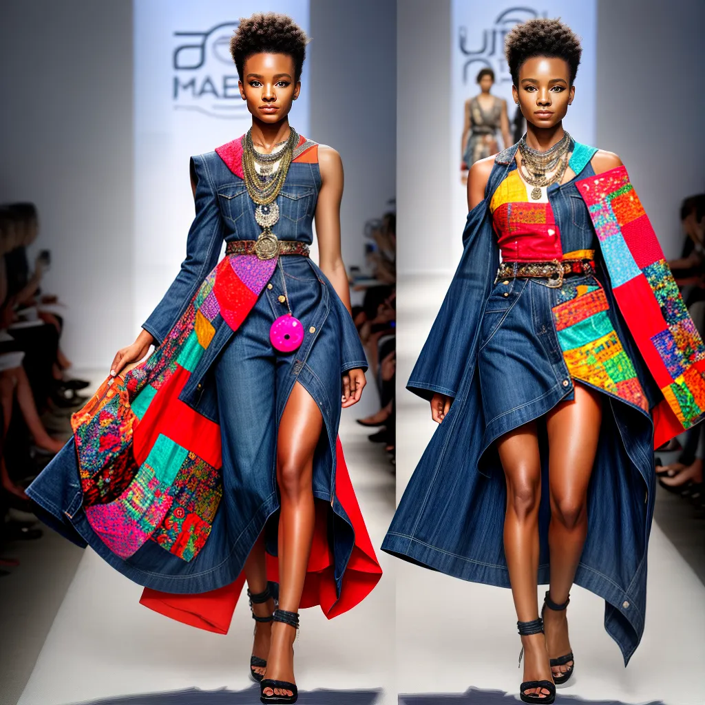 look estiloso upcycling patchwork passarela look estiloso upcycling patchwork passarela