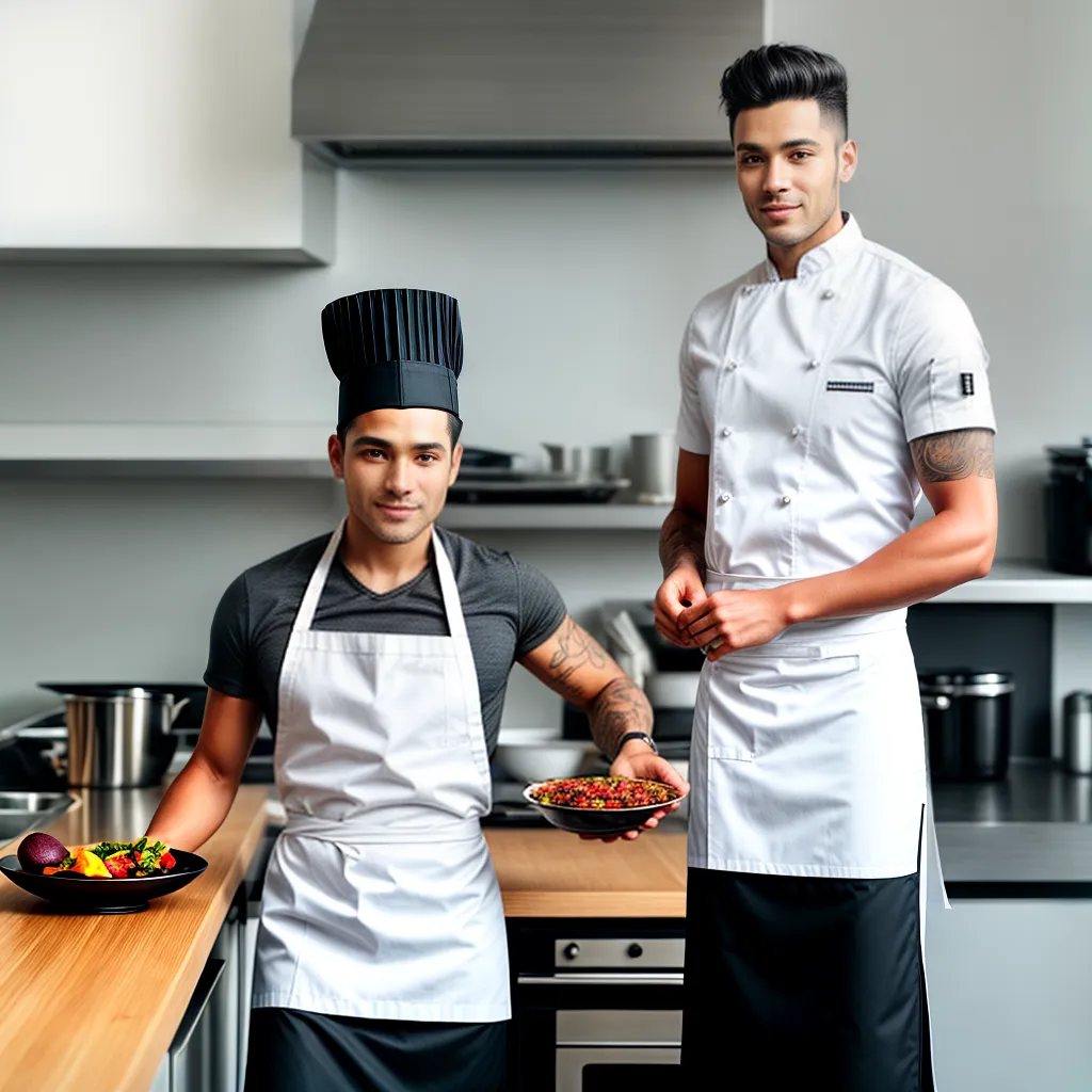 chef moda apron preto